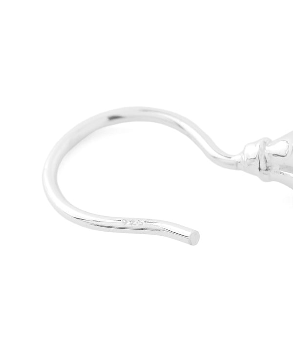 Combination Color Flower Hook Earrings [Silver 925] [Sheerchic]