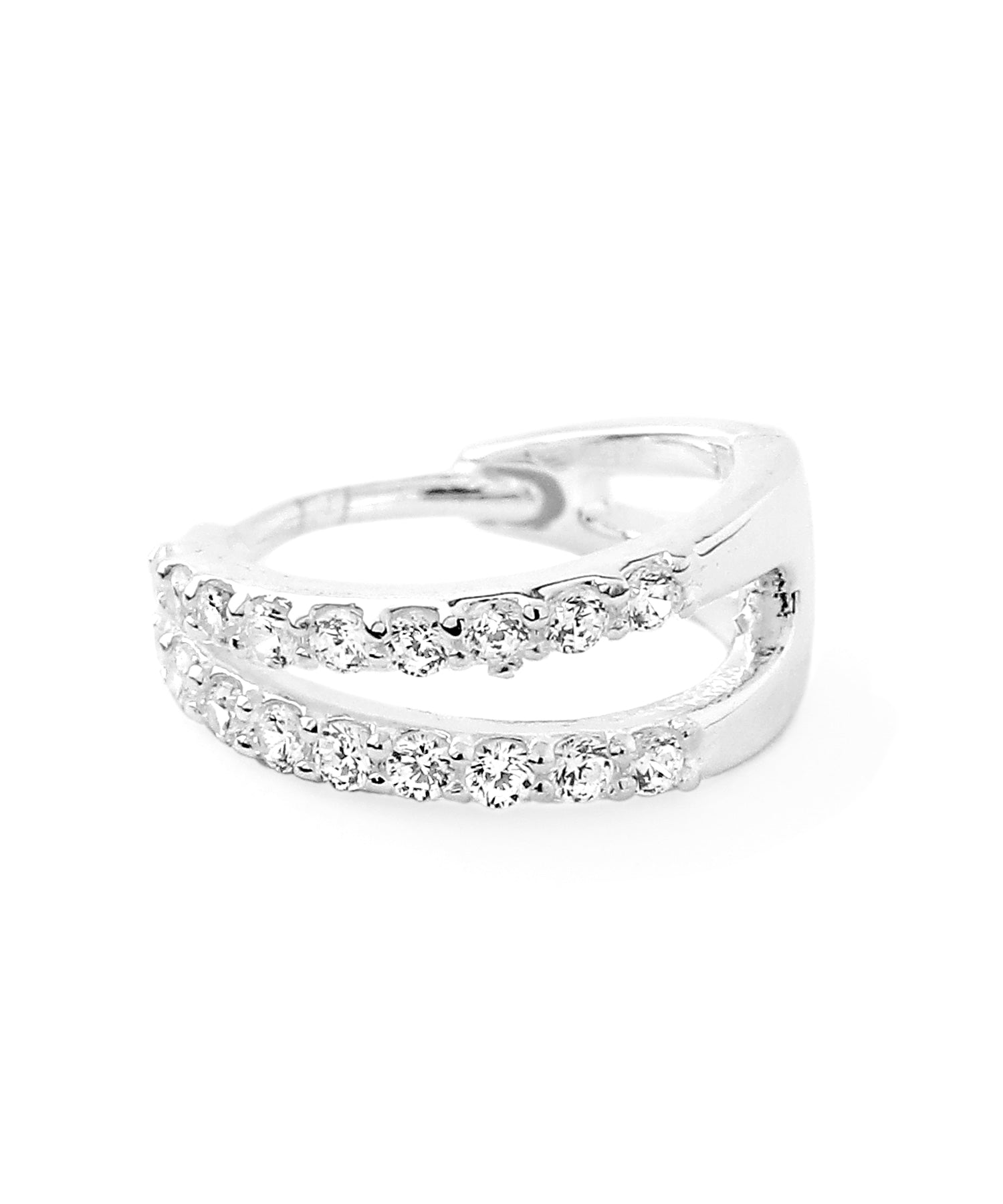 mimi33】ビジューフープピアス[silver925][Sheerchic]の商品詳細です