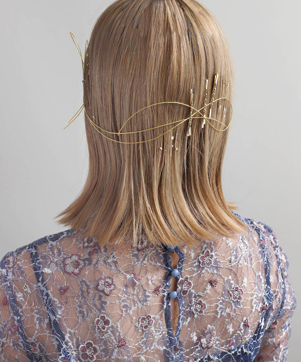 ホイルフレーク付水引ヘアアレンジセット