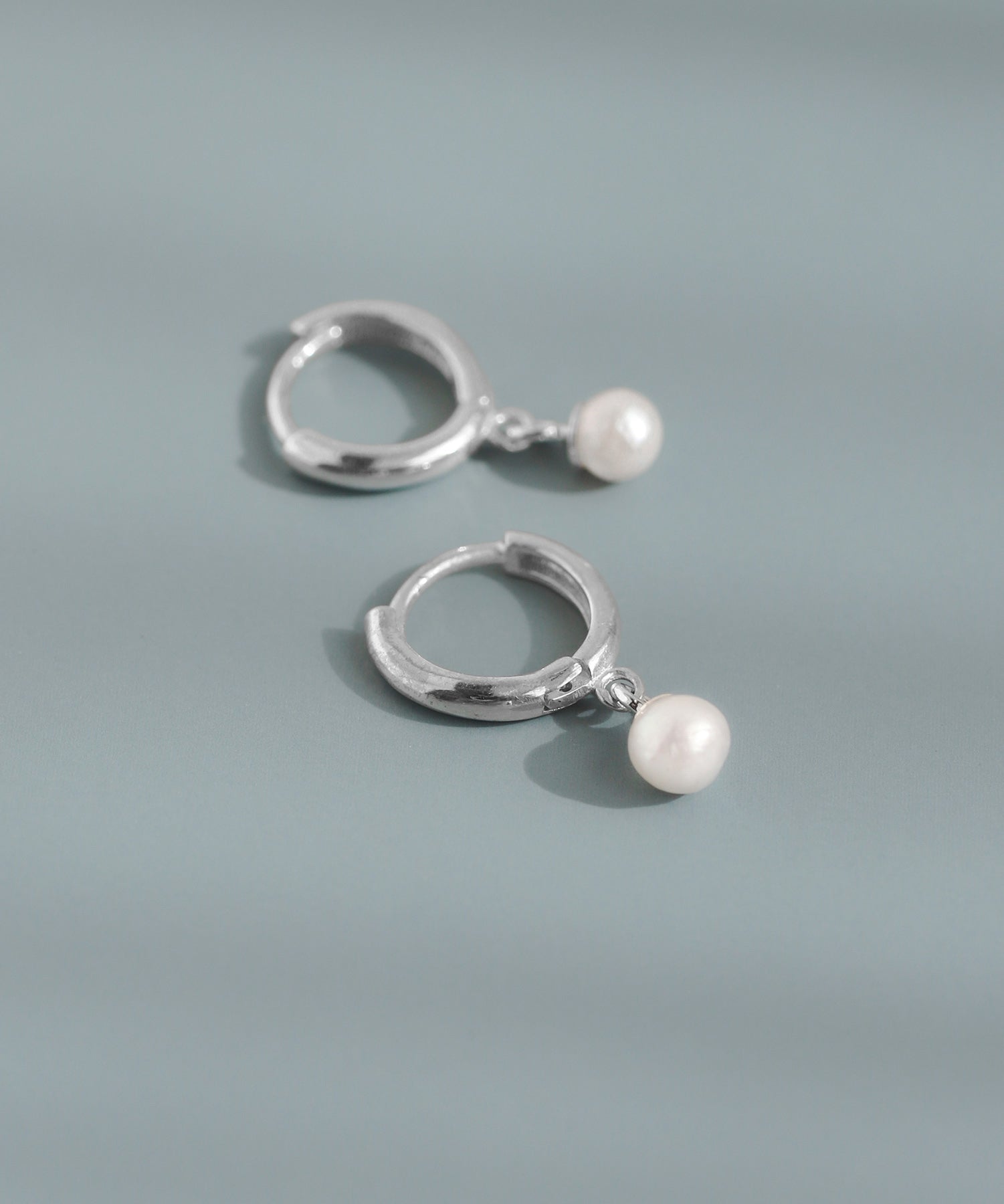 ANEMONE】パールフープピアス[silver925]｜アネモネ・シエナロゼ