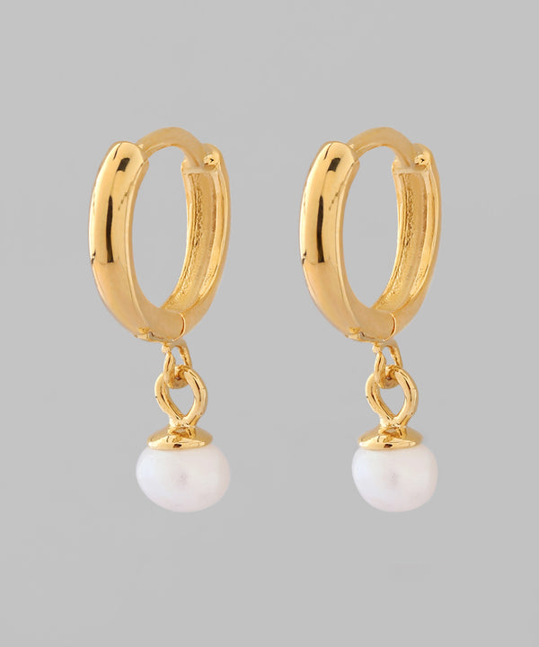 ANEMONE】パールフープピアス[silver925]｜アネモネ・シエナロゼ