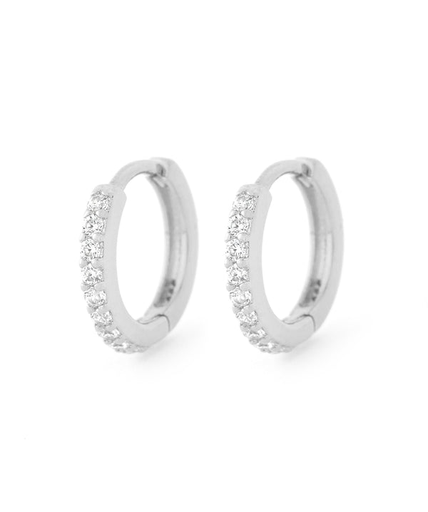 ビジューフープピアス[silver925]