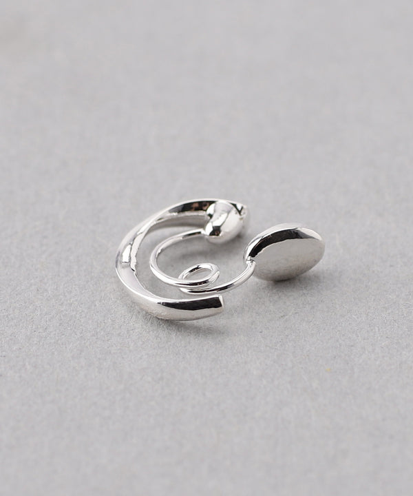 カールイヤリング[E][Silver plating]