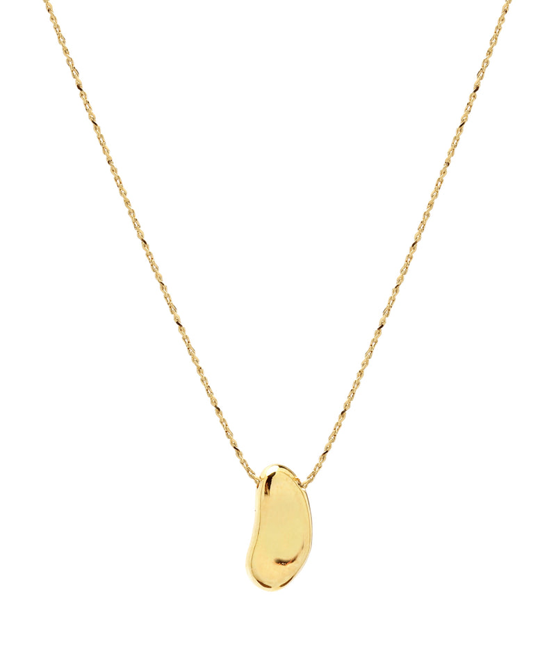 Metal seed long necklace