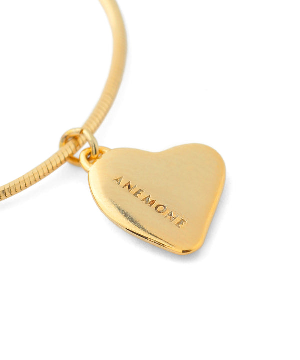 メタルハートネックレス