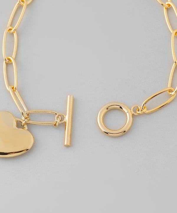 メタルハートマンテルブレスレット