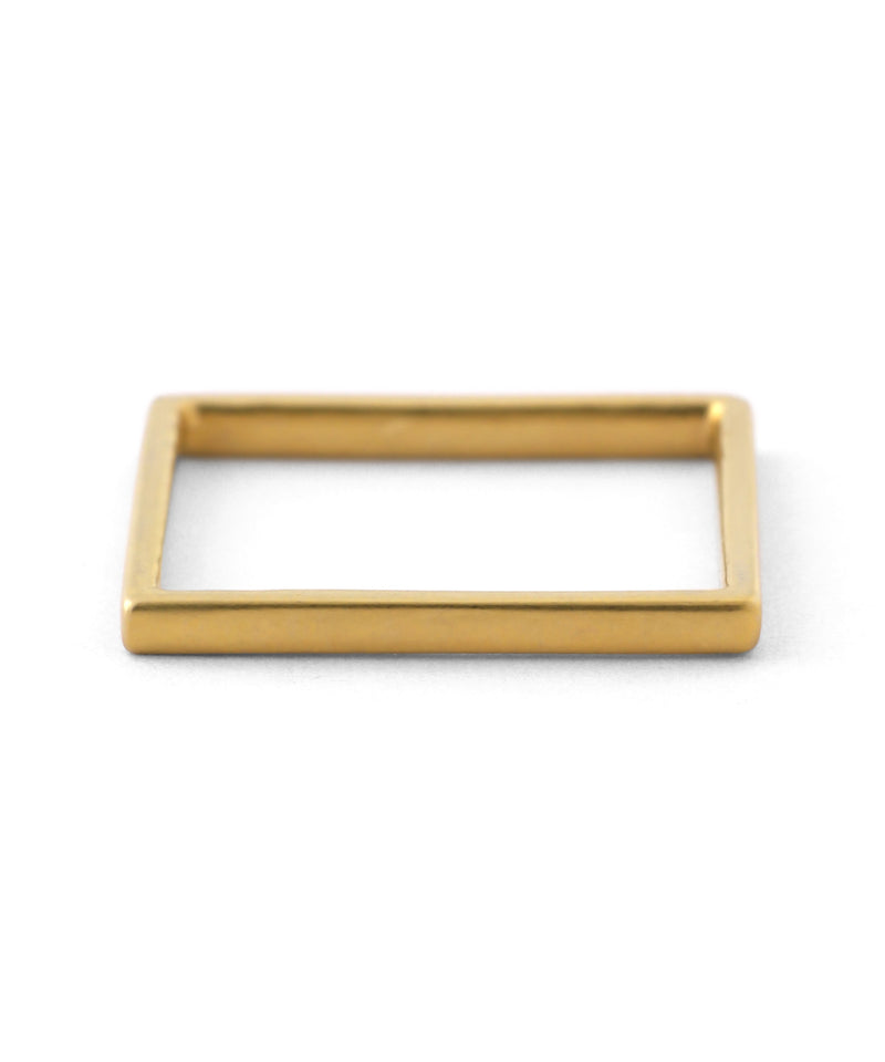 スクエアピンキーリング