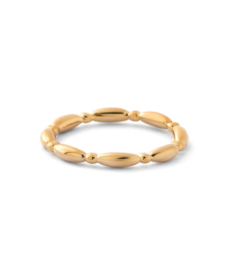 Dot metal pinky ring