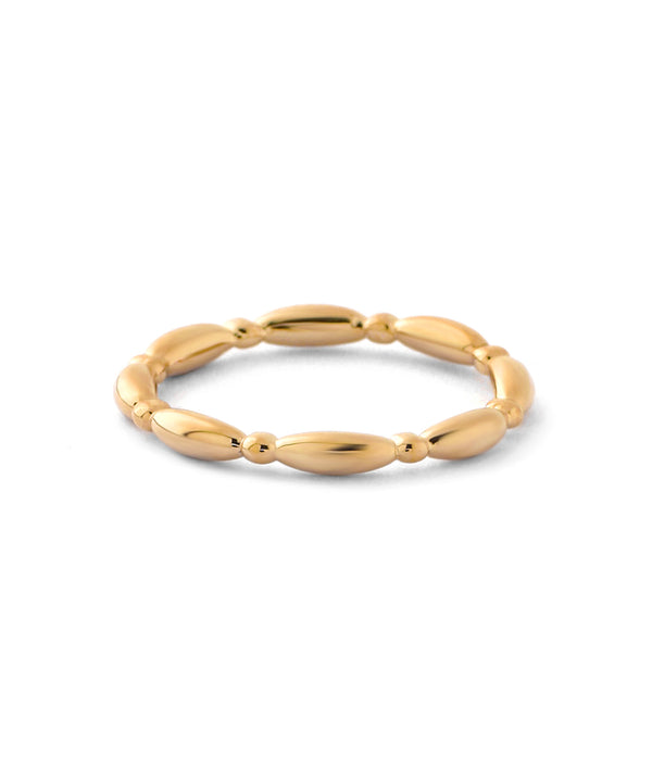 Dot metal pinky ring