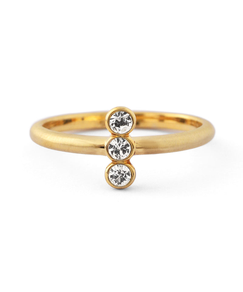 Beaded pinky ring