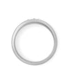 3-bead x matte metal pinky ring
