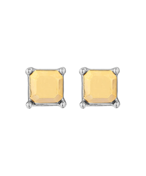 コンビカラースクエアピアス[Basic]