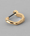 Wave Hoop Earrings [Basic]