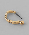 Wave Hoop Earrings [Basic]
