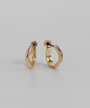 Wave Hoop Earrings [Basic]