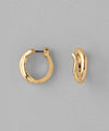 Double Line Hoop Earrings [Basic]