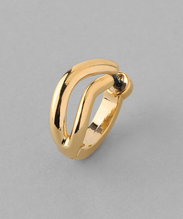 Double Line Hoop Earrings [Basic]