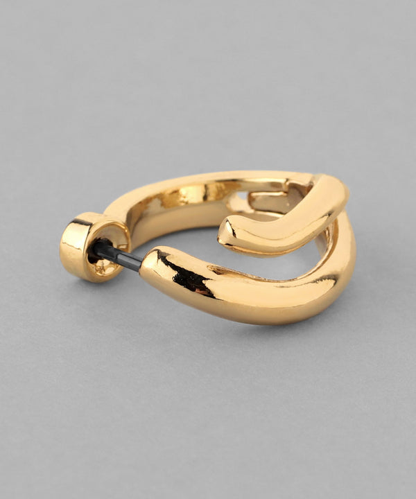 Double Line Hoop Earrings [Basic]