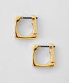 Square hoop earrings [Basic]