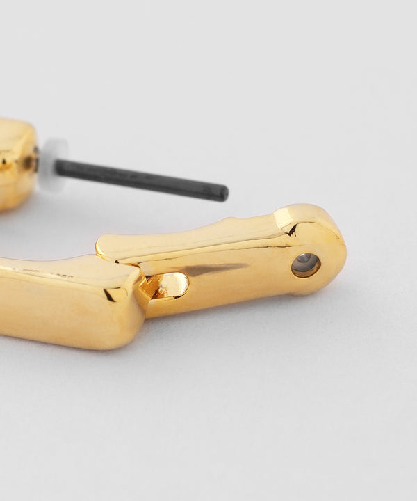 Square hoop earrings [Basic]