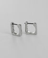 Square hoop earrings [Basic]