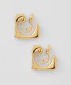 Square hoop earrings [Basic]