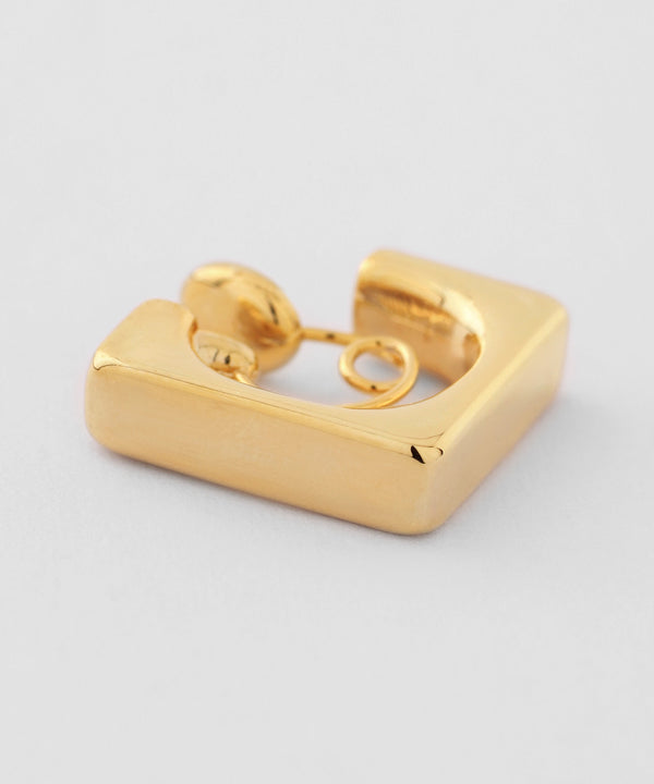 Square hoop earrings [Basic]