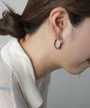 Beaded hoop earrings [Basic]