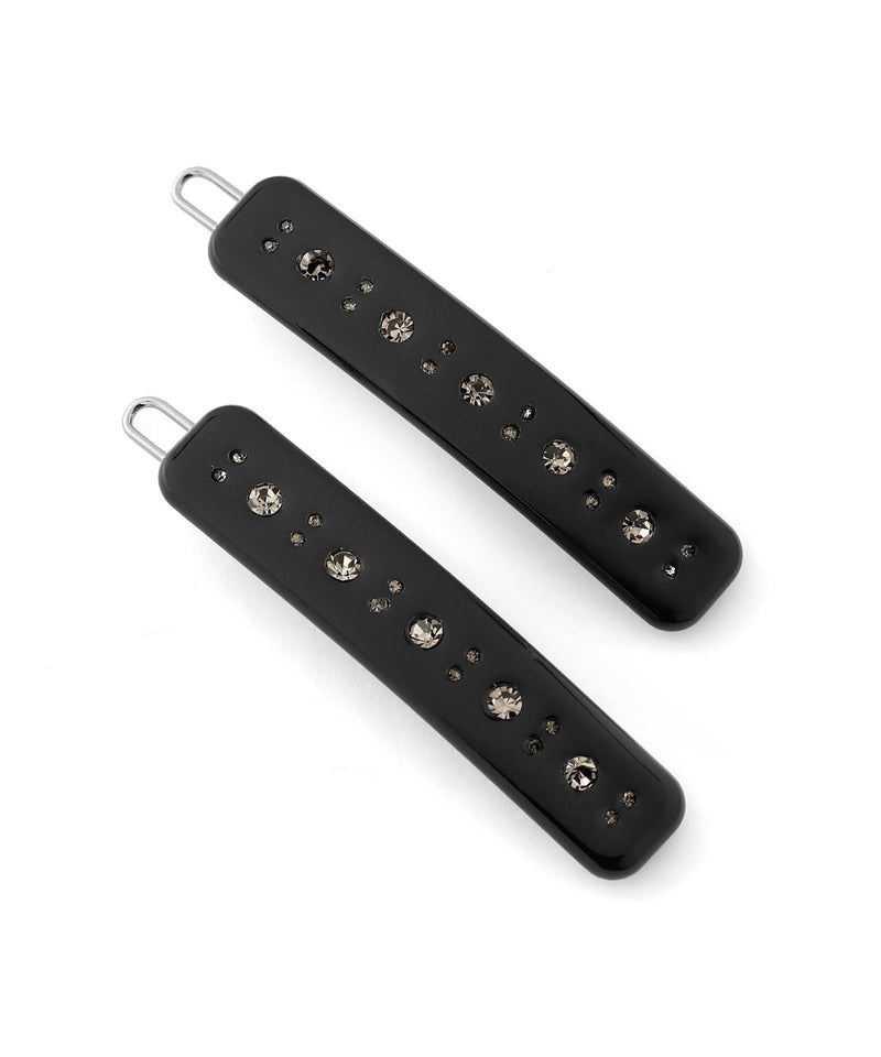 Jeweled Square Hairpins (Set of 2)