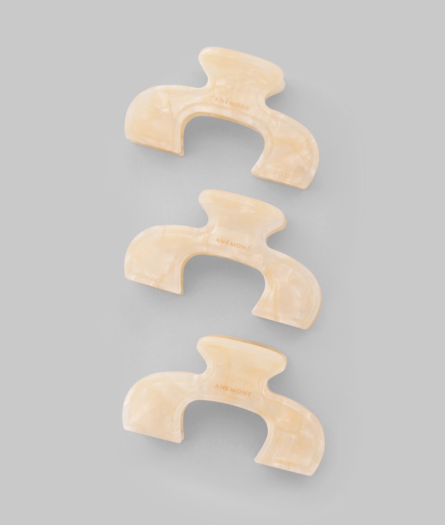 977　アネモネ ANEMONE】ドット柄サテンシュシュ｜アネモネ・シエナロゼ・ミミサン