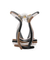 Multi-border Half Moon Claw Clip