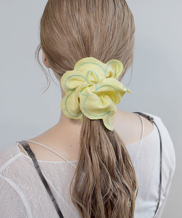 Flower Scrunchie Clip