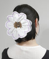 Flower Scrunchie Clip