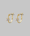 ビジューフープピアス[Sheerchic]