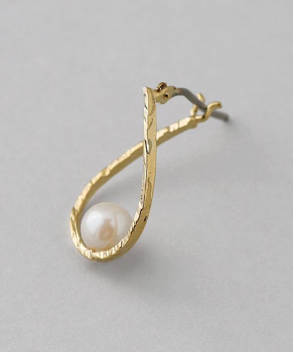 ツイストラインフープピアス[Sheerchic]
