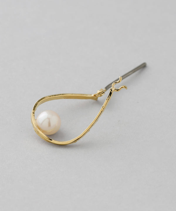 ツイストラインフープピアス[Sheerchic]