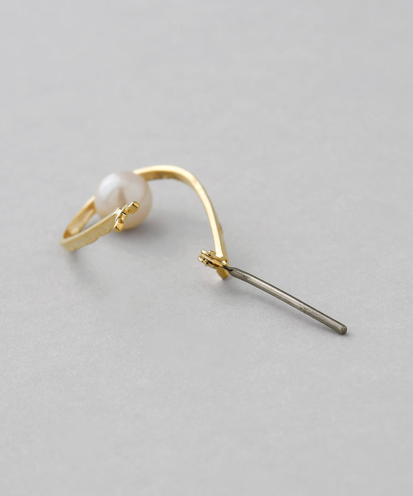 ツイストラインフープピアス[Sheerchic]