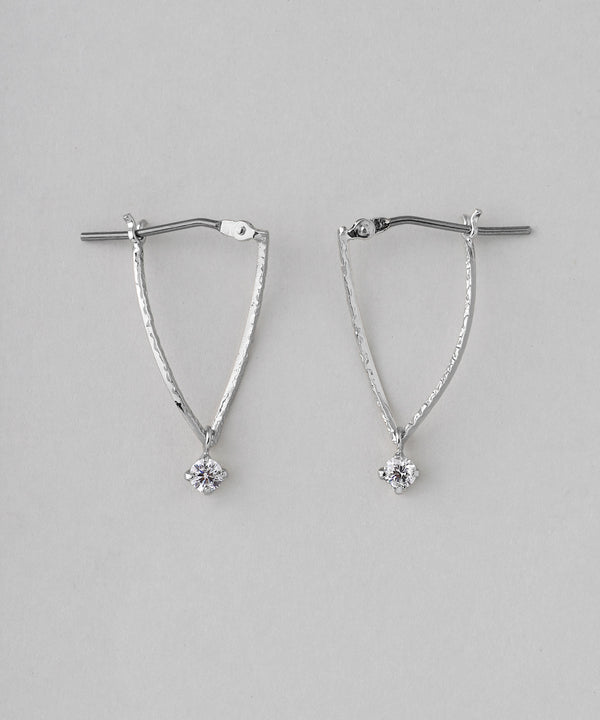 ツイストラインフープピアス[Sheerchic]