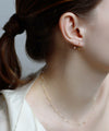 ビジュー×コイルピアス[Sheerchic]