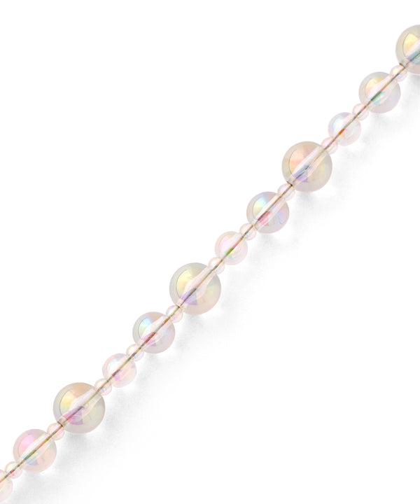 クリアカラービーズネックレス