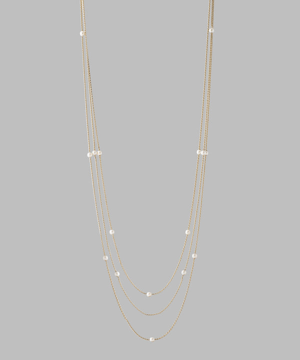 ANEMONE】ステーションパール3連ネックレス｜SANPO ONLINE(サンポー