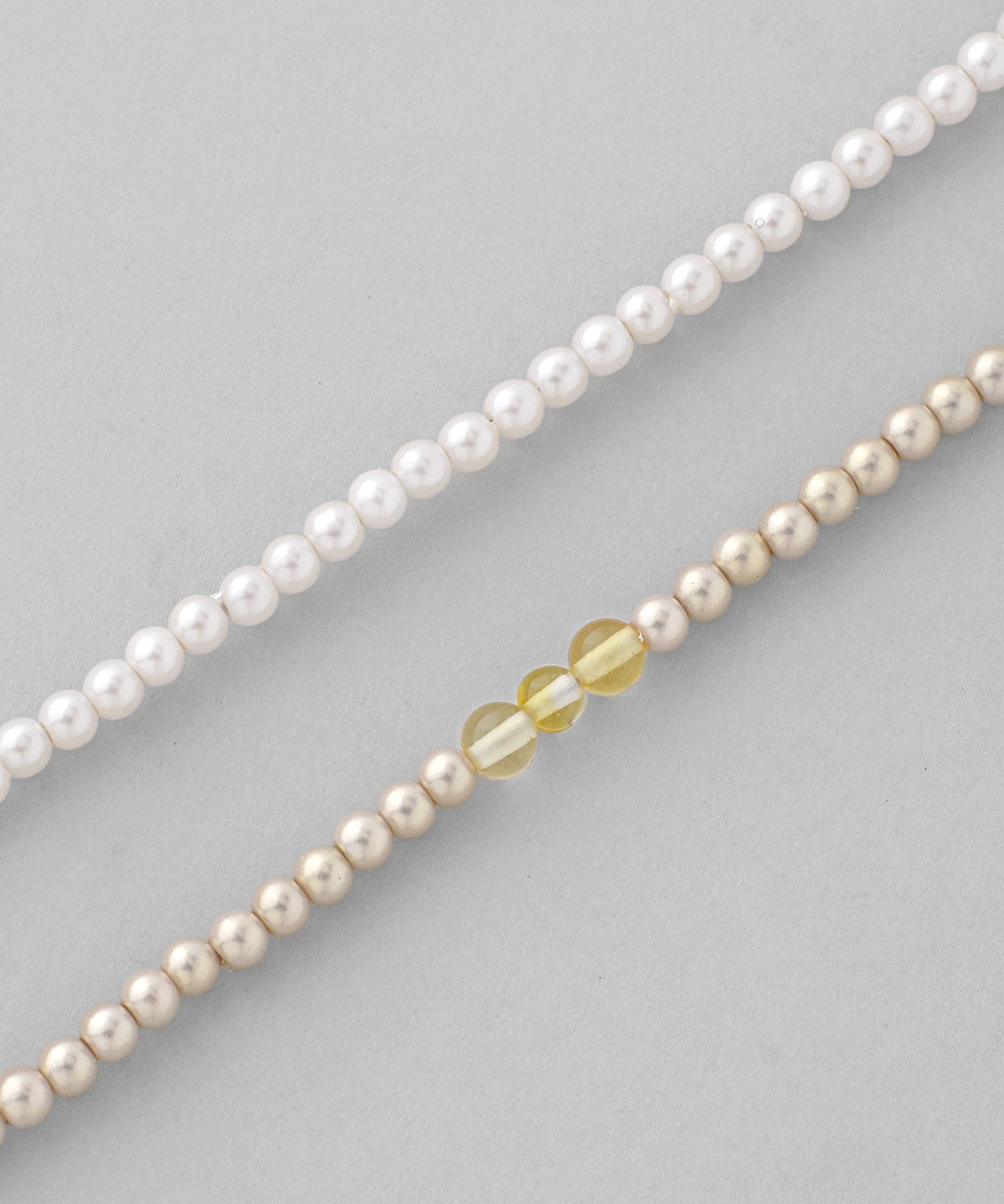 ANEMONE】シトリン×ミニパールロングネックレス｜SANPO ONLINE