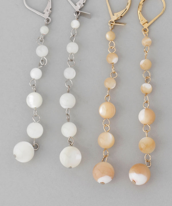 Mother of pearl earrings [Sheerchic]