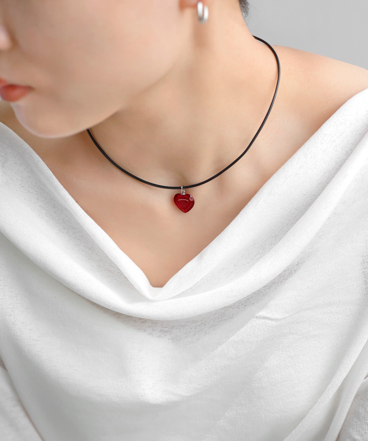 ANEMONE】ハートコードチョーカー｜アネモネ・シエナロゼ・ミミサン