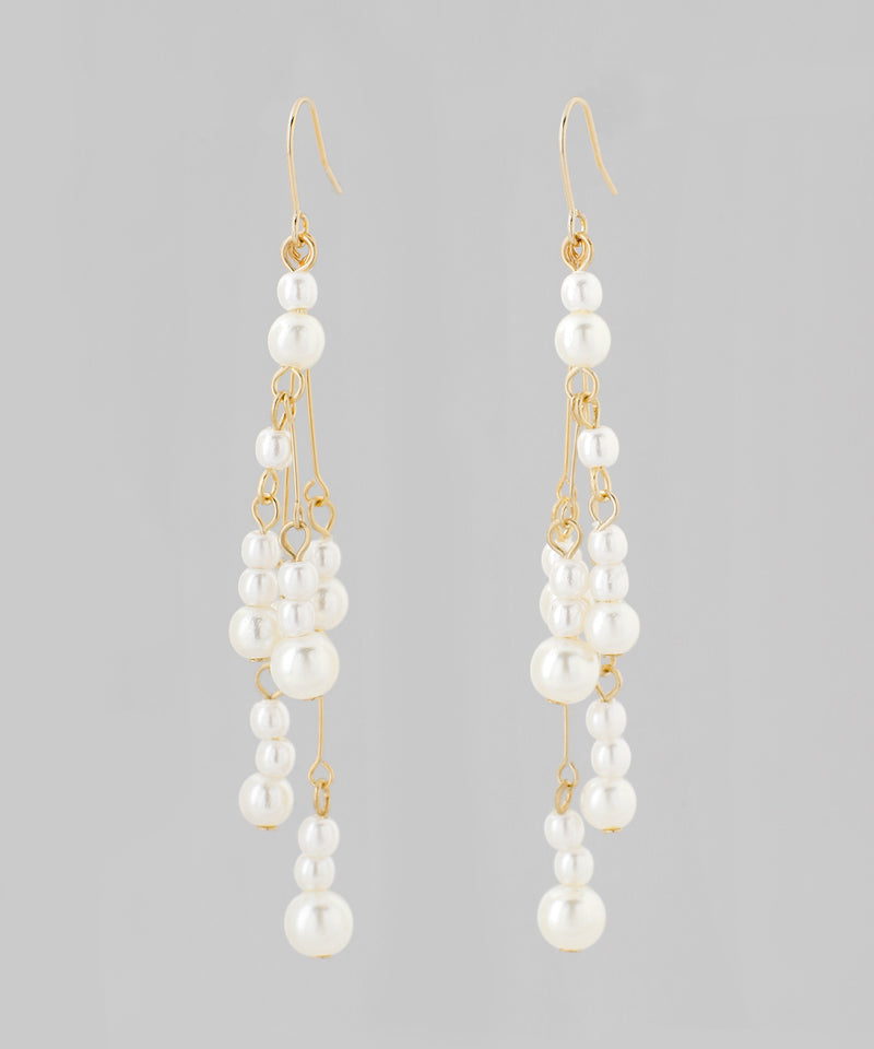 スイングパールフックピアス