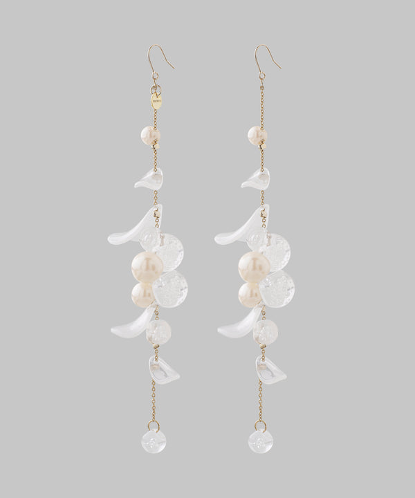 ANEMONE】パール×ホワイトフラワーピアス[Hanayome]｜SANPO ONLINE