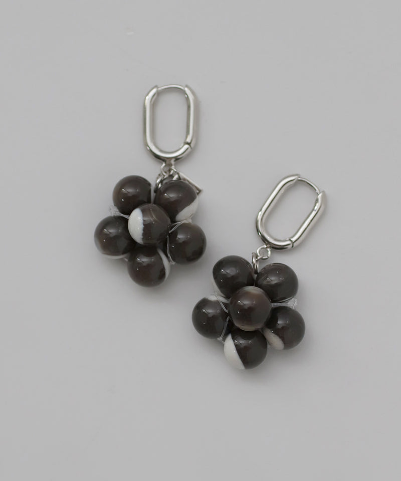 シェルフラワーフープピアス[Ownideal]