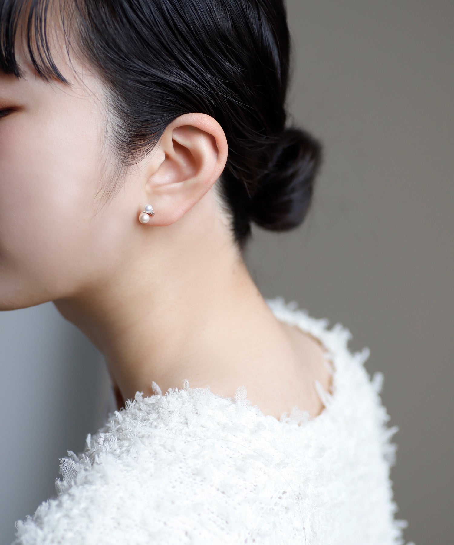 mimi33】パールピアス[Sheerchic]｜アネモネ・シエナロゼ・ミミサン