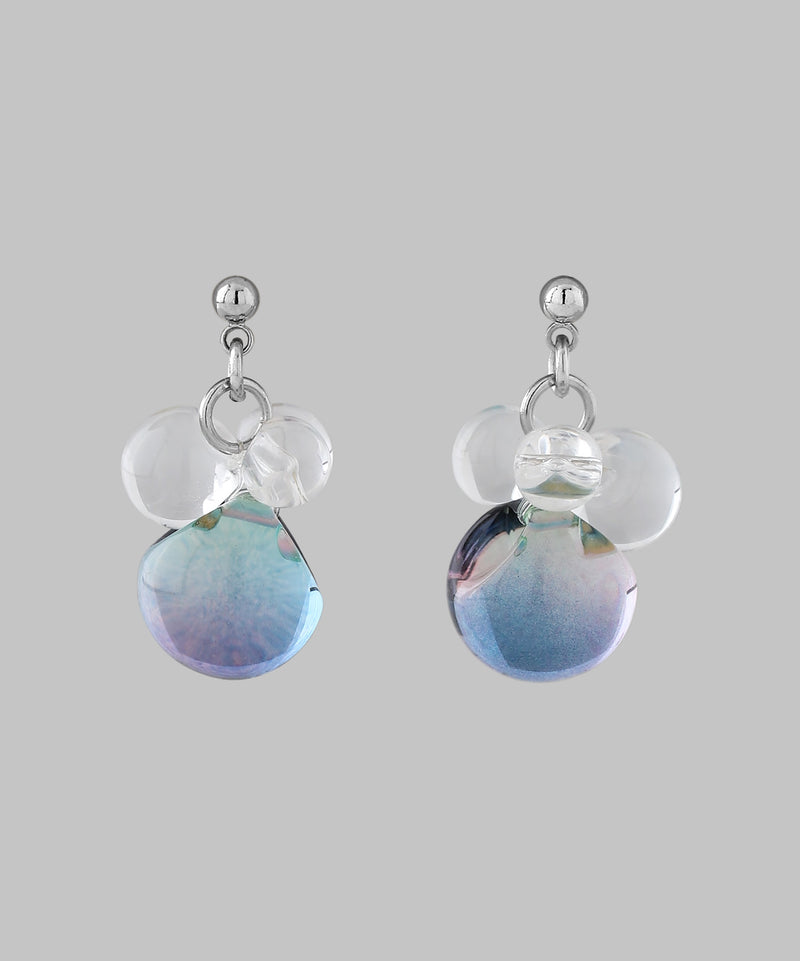 Clear Color Sphere Earrings
