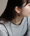 カラースフィアバックキャッチピアス[Ownideal]